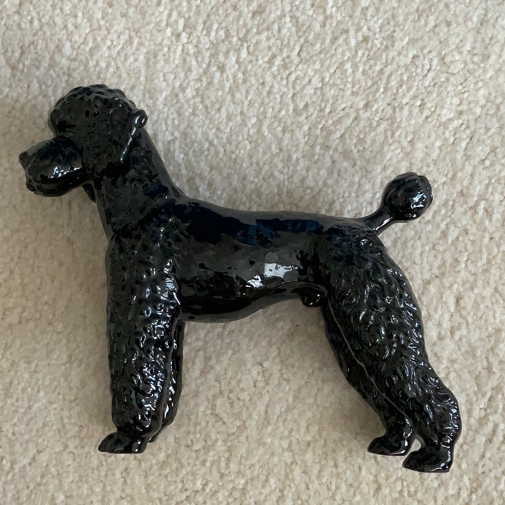 Standing Black Poodle Goebel Figurine